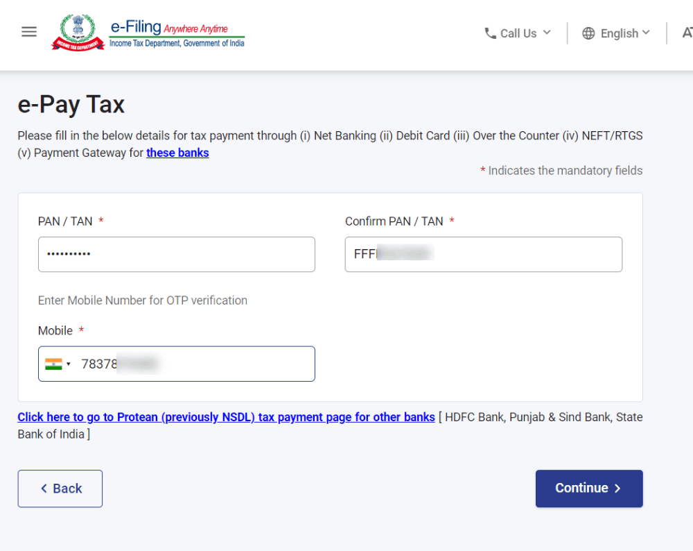 Aadhar link with PAN