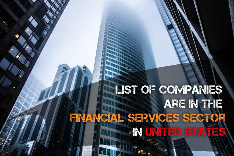 What Companies Are in the Financial Services Sector in United States 2023
