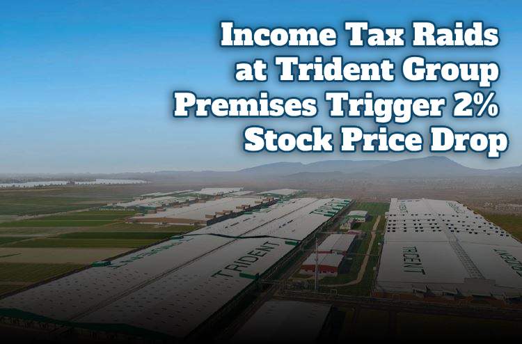 Income Tax Raids at Trident Group Premises Trigger 2% Stock Price Drop