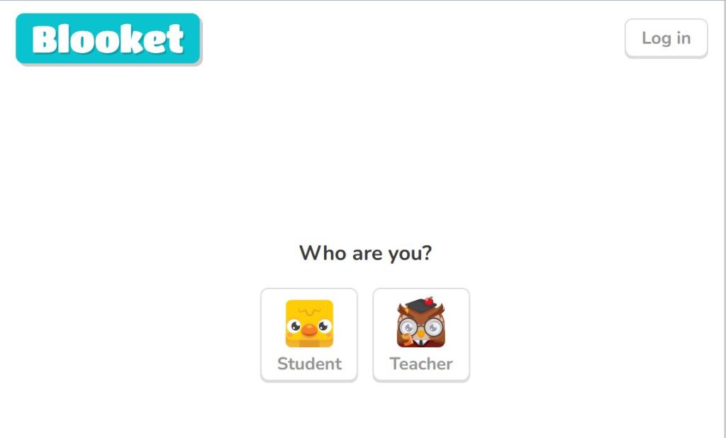 Pick Student to signup blooket
