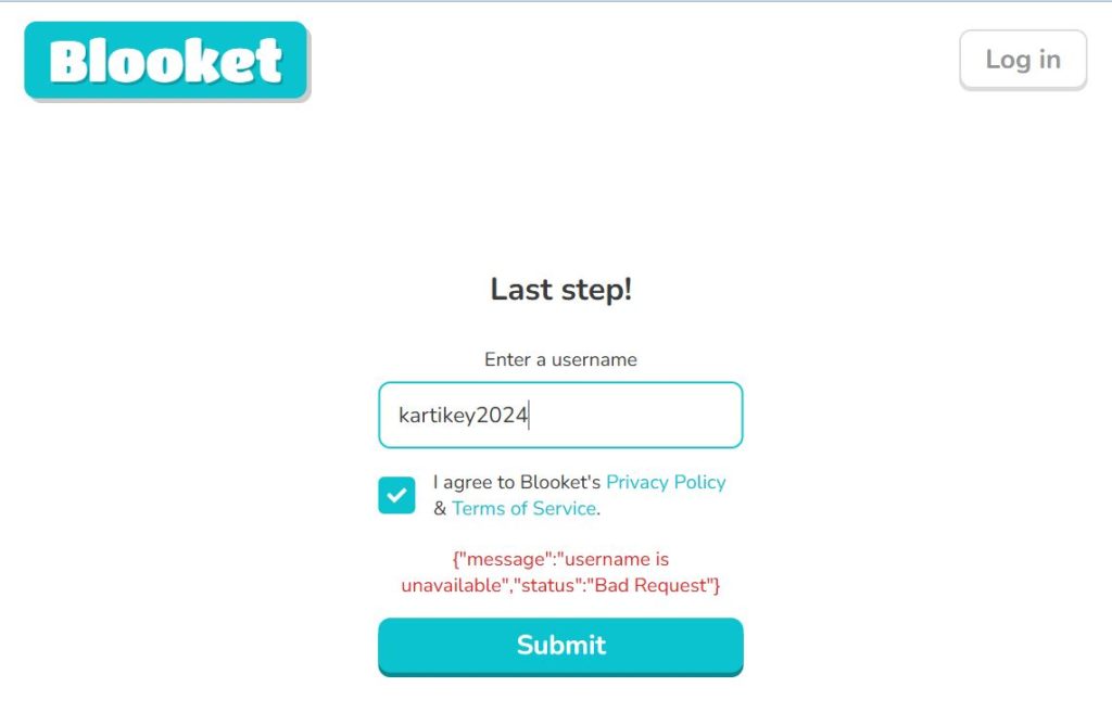 Choose Your Username